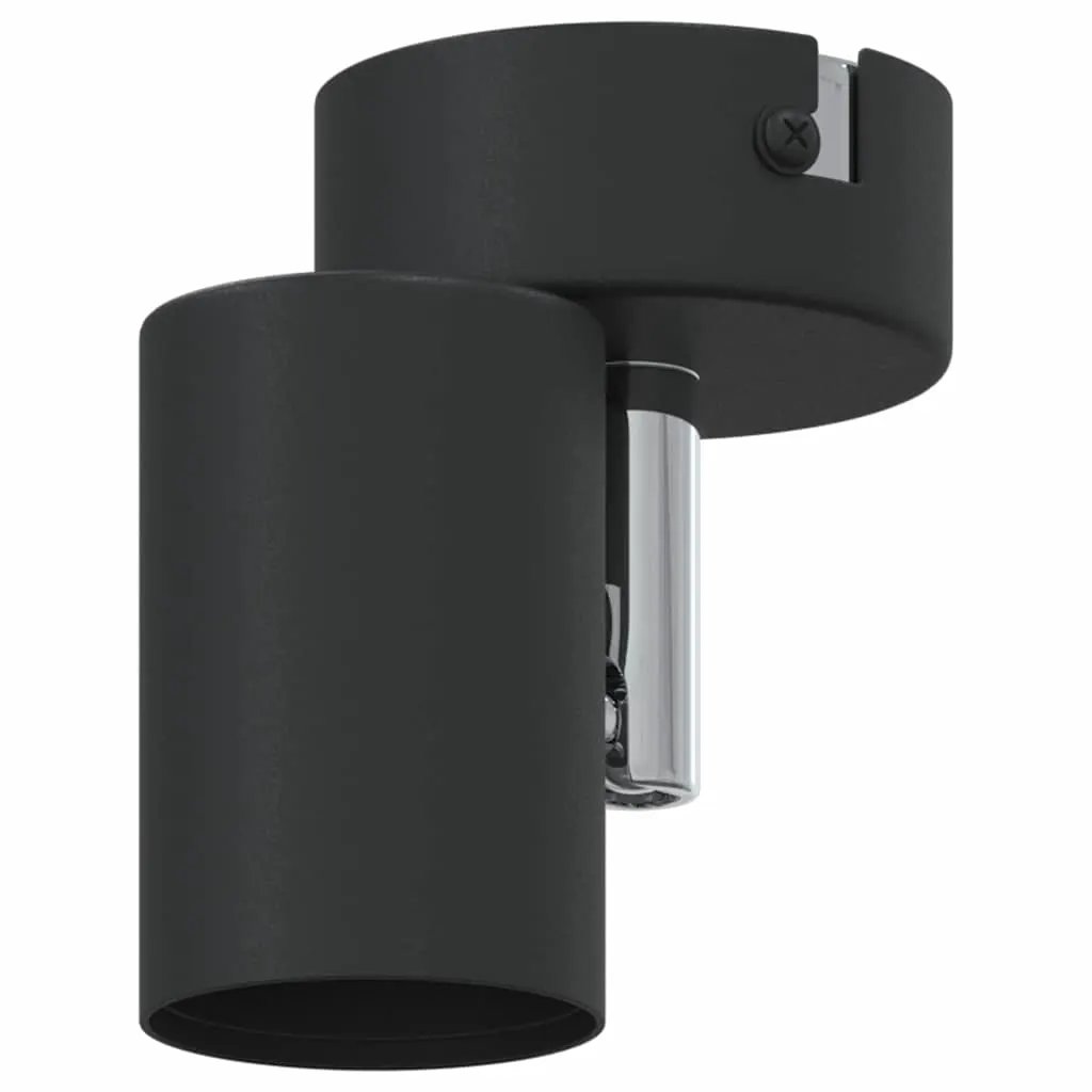vidaXL vidaXL Ceiling Spotlight with Spotlights Black 6.5 x 6 x 11.5 cm Metal - Spotlight