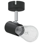 vidaXL vidaXL Ceiling Spotlight with Spotlights Black 6.5 x 6 x 11.5 cm Metal - Spotlight