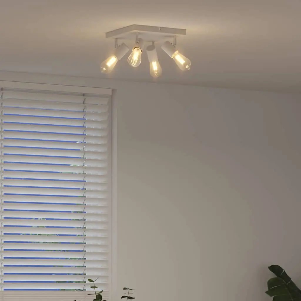 vidaXL vidaXL Ceiling Spotlight White 26.5 x 26 x 11.5 cm Metal - Spotlight