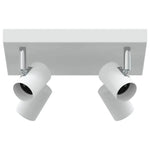 vidaXL vidaXL Ceiling Spotlight White 26.5 x 26 x 11.5 cm Metal - Spotlight