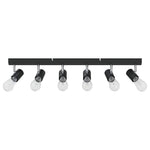 vidaXL vidaXL Ceiling Spotlight Black 73 x 6.5 x 11.5 cm Metal - Spotlight