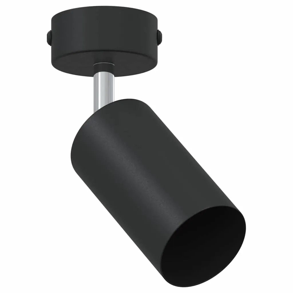 vidaXL vidaXL Ceiling Spotlight with Spotlights Black 6 x 6 x 16 cm Metal - Spotlight