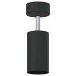 vidaXL vidaXL Ceiling Spotlight with Spotlights Black 6 x 6 x 16 cm Metal - Spotlight
