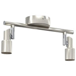 vidaXL vidaXL Ceiling Spotlight with Spotlights Nickel 25.5 x 8 x 11 cm Steel - Spotlight