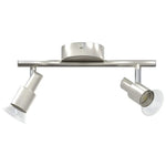 vidaXL vidaXL Ceiling Spotlight with Spotlights Nickel 25.5 x 8 x 11 cm Steel - Spotlight