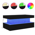 vidaXL VidaXL Coffee Table 90x50x40cm LED Living Room - Coffee Table