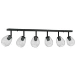 vidaXL vidaXL Ceiling Spotlight Black 110.5 x 13 x 26 cm Glass and Metal - Spotlight