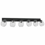 vidaXL vidaXL Ceiling Spotlight Black 110.5 x 13 x 26 cm Glass and Metal - Spotlight