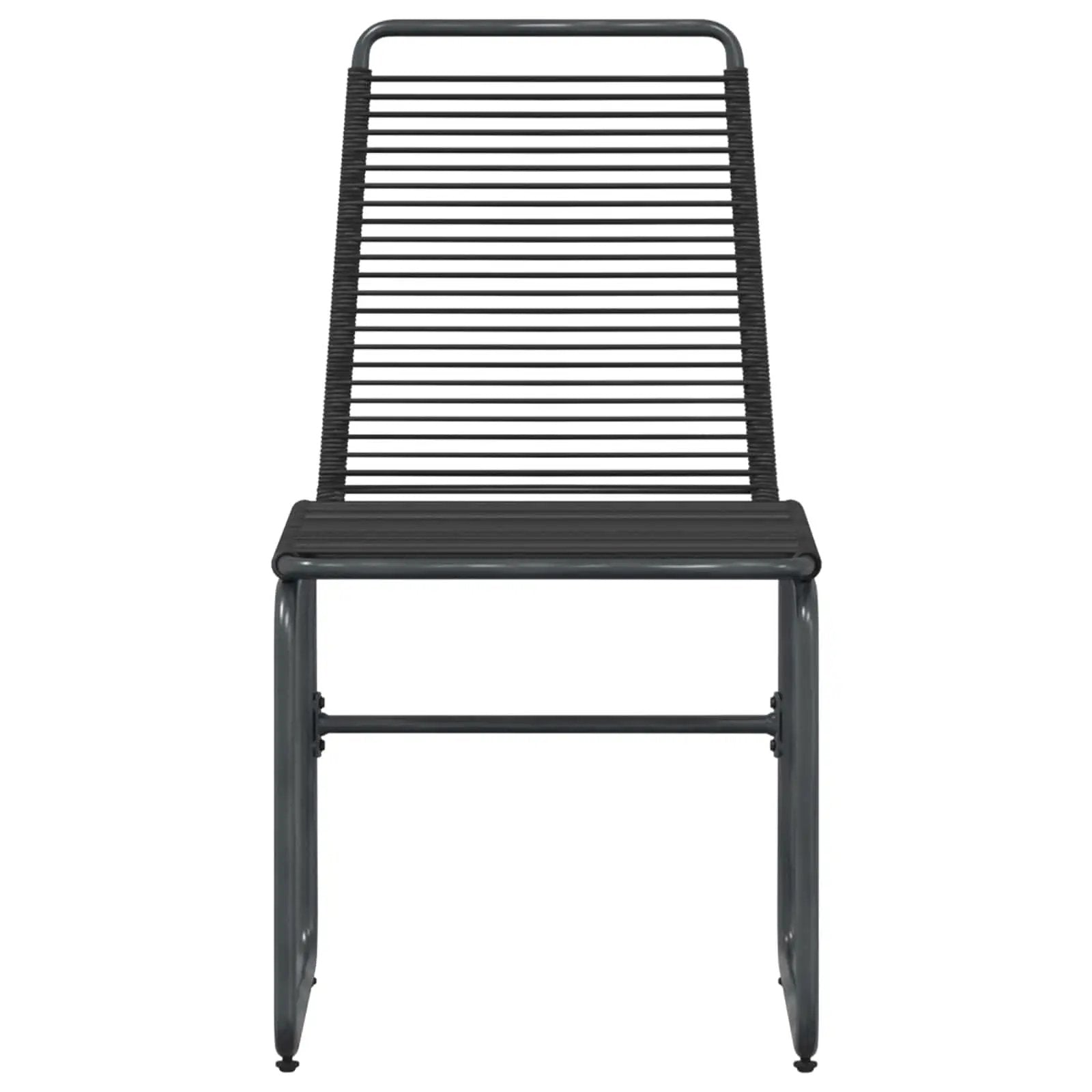 vidaXL vidaXL Garden Chairs 2 pcs Black 48 x 55 x 89.5 cm Rattan -
