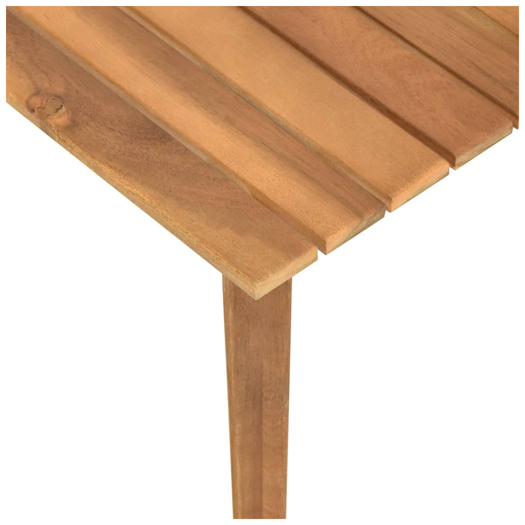 VidaXL Garden Coffee Table 60x60x36 cm Solid Acacia Wood Outdoor Patio All Weather - vidaXL - Home Symphony
