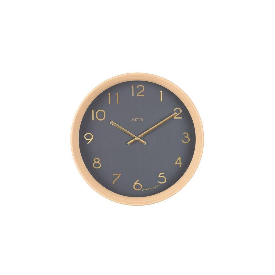 Acctim Acctim Upsilon 25cm Light Wood Effect Wall Clock 22677 - Clock
