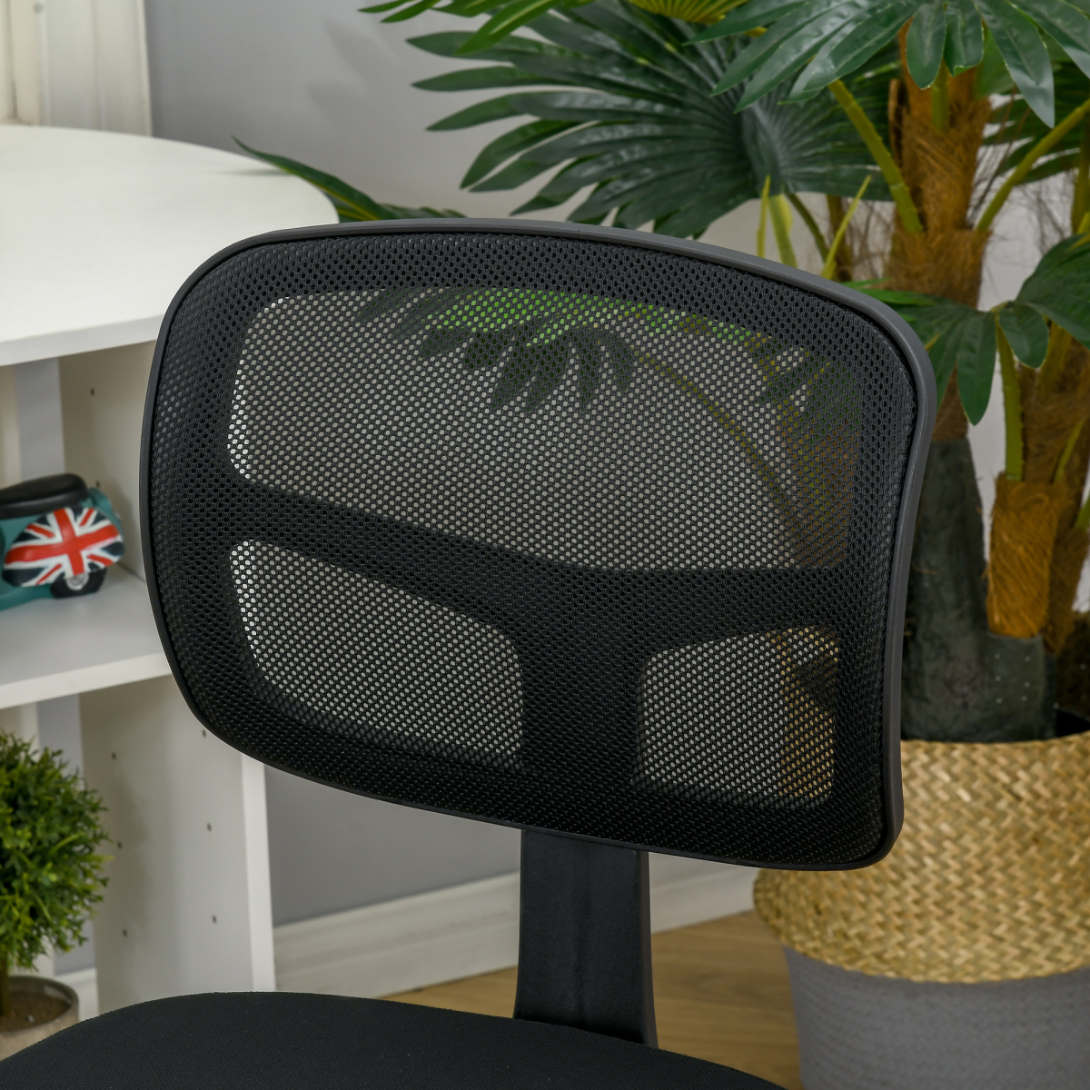 Vinsetto Office Chair Small Armless Ergonomic Breathable Mesh Back For Small Home Office - Vinsetto - Home Symphony