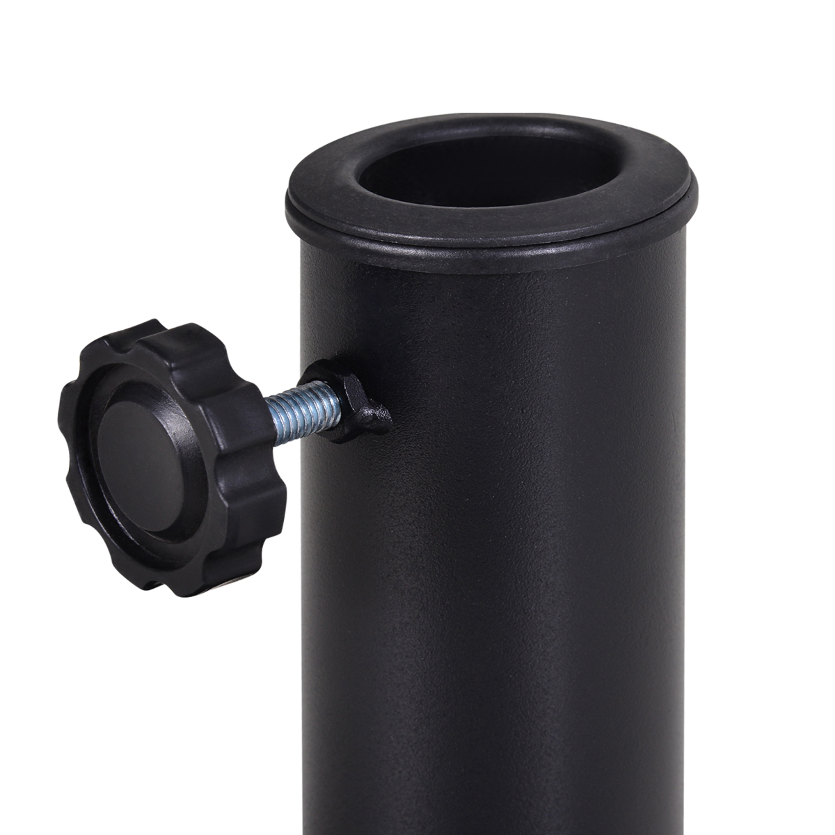 Outsunny Outsunny 9kg Half Round Parasol Umbrella Base Resin Outdoor Garden Furniture - Parasol