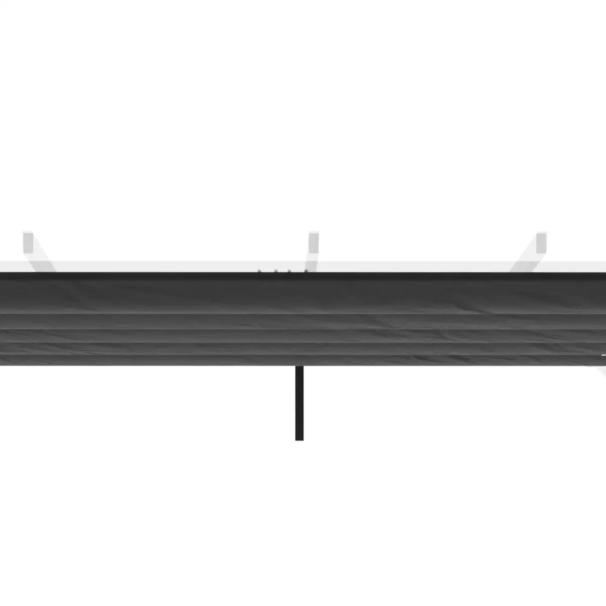 Outsunny Pergola Shade Cover for 3 x 3m Pergola, Replacement Canopy Fabric Only, Grey - Gazebos