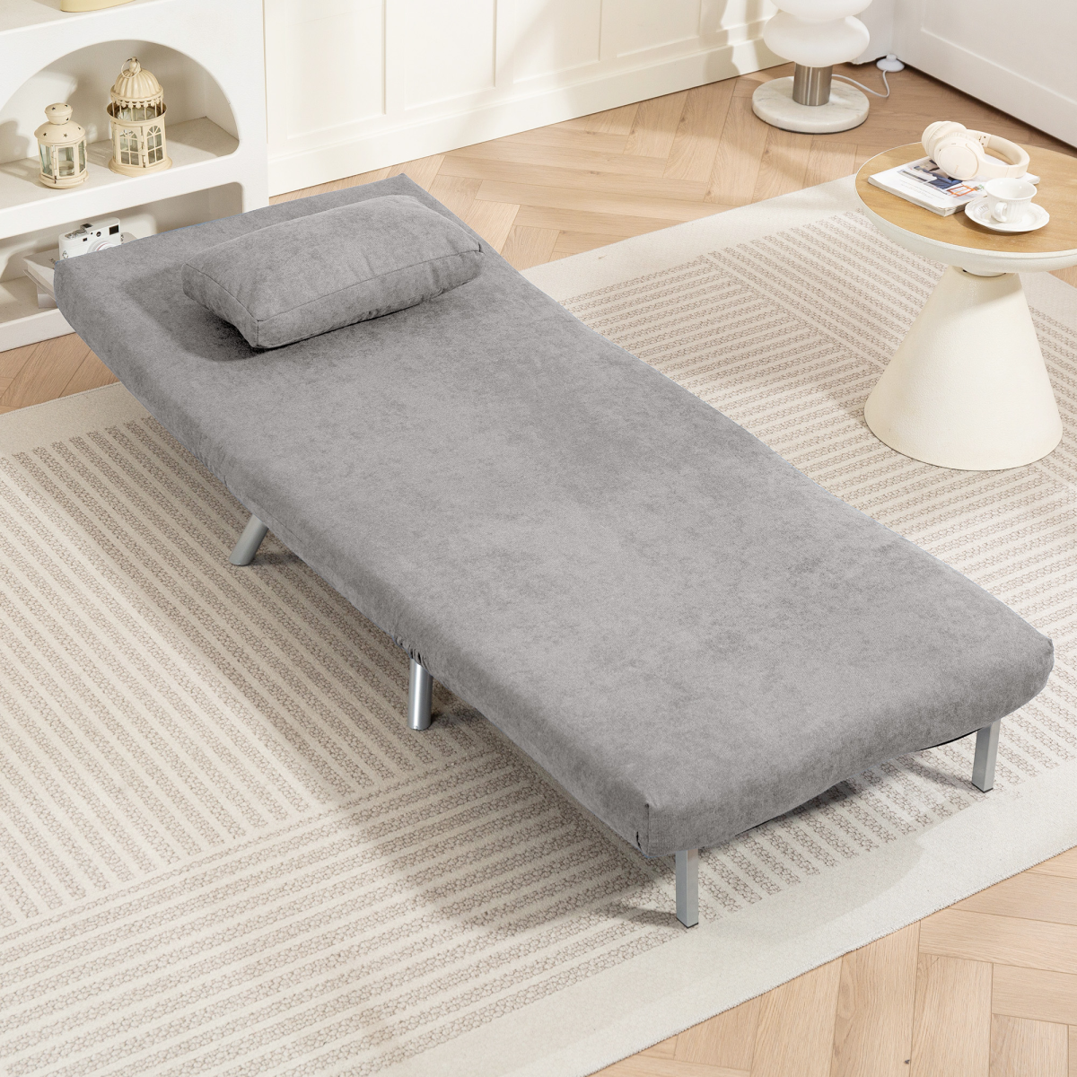 HOMCOM 2in1 Folding Sofa Bed Five Position Backrest - HOMCOM - Home Symphony