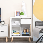 Unbranded Scandi Floor Cabinet Compact ThreeSection Bedroom - Sideboard