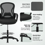 Vinsetto Mesh Office Chair Adjustable Height With Lumbar Support For Home Office Use by Vinsetto