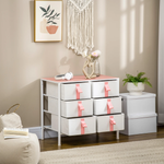 Premium Chest Six Drawer Fabric Drawers Nursery by Unbranded