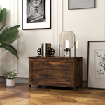 HOMCOM Storage Chest Bench 2 Hinges Living Room - HOMCOM - Home Symphony