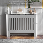 HOMCOM Radiator Cover 112x19x81cm Slatted Home by Homcom