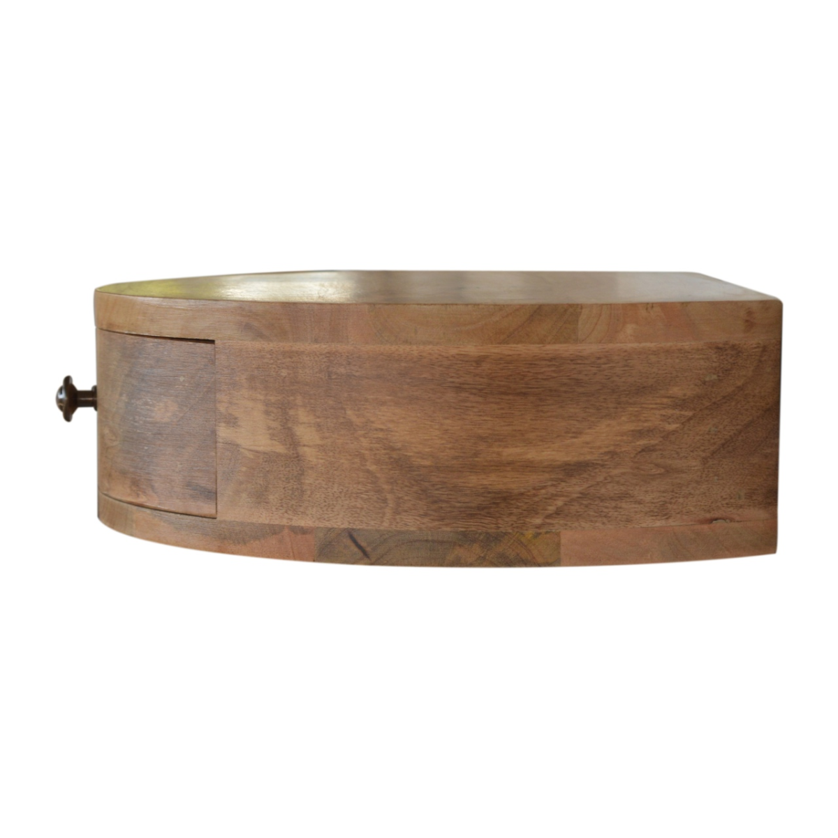 Artisan Bedside Drawer Wall Mount Round MangoWood - Artisan Furniture - Home Symphony