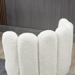 HOMCOM Bar Stool Set Of 2 With Backs Cream Cushioned Faux Cashmere Thick Foam With Adjustable Feet For Breakfast Bar - HOMCOM - Home Symphony