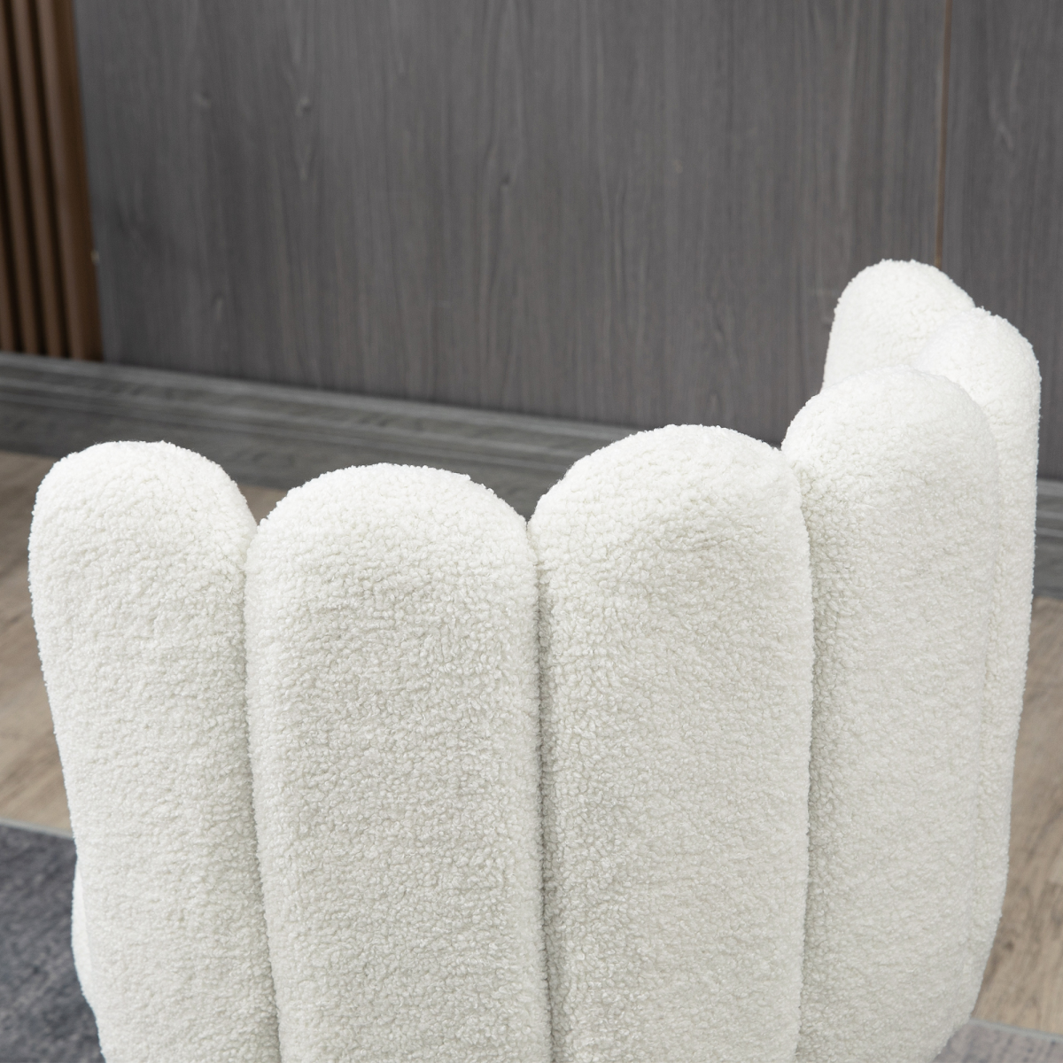 HOMCOM Bar Stool Set Of 2 With Backs Cream Cushioned Faux Cashmere Thick Foam With Adjustable Feet For Breakfast Bar - HOMCOM - Home Symphony