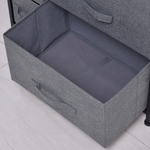 HOMCOM Chest Of Drawers 7-Drawer Fabric Drawers With Sturdy Metal Frame For Bedroom Storage by HOMCOM