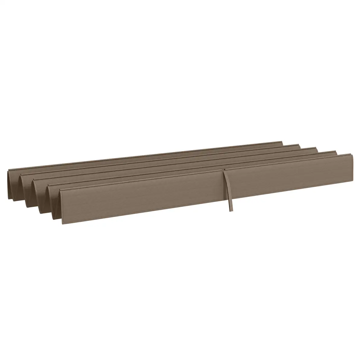Outsunny Outsunny Pergola Sun Shade Cover Roof Replacement for 3 x 2.15m Pergola, Coffee - Gazebos