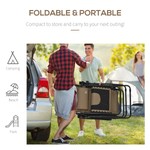 Zero Gravity Lounger Chair Full Size Lockable Recline Canopy Shade Cup Holder Tray Outdoor Patio Relaxation by Outsunny