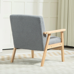 HOMCOM HOMCOM Accent Chair Wide Seat Cashmere Cushion Living Room - Accent Chair