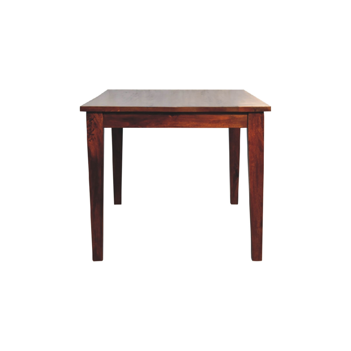 Artisan Dining Table 6ft Solid Mango Chestnut Finish Family - Artisan Furniture - Home Symphony