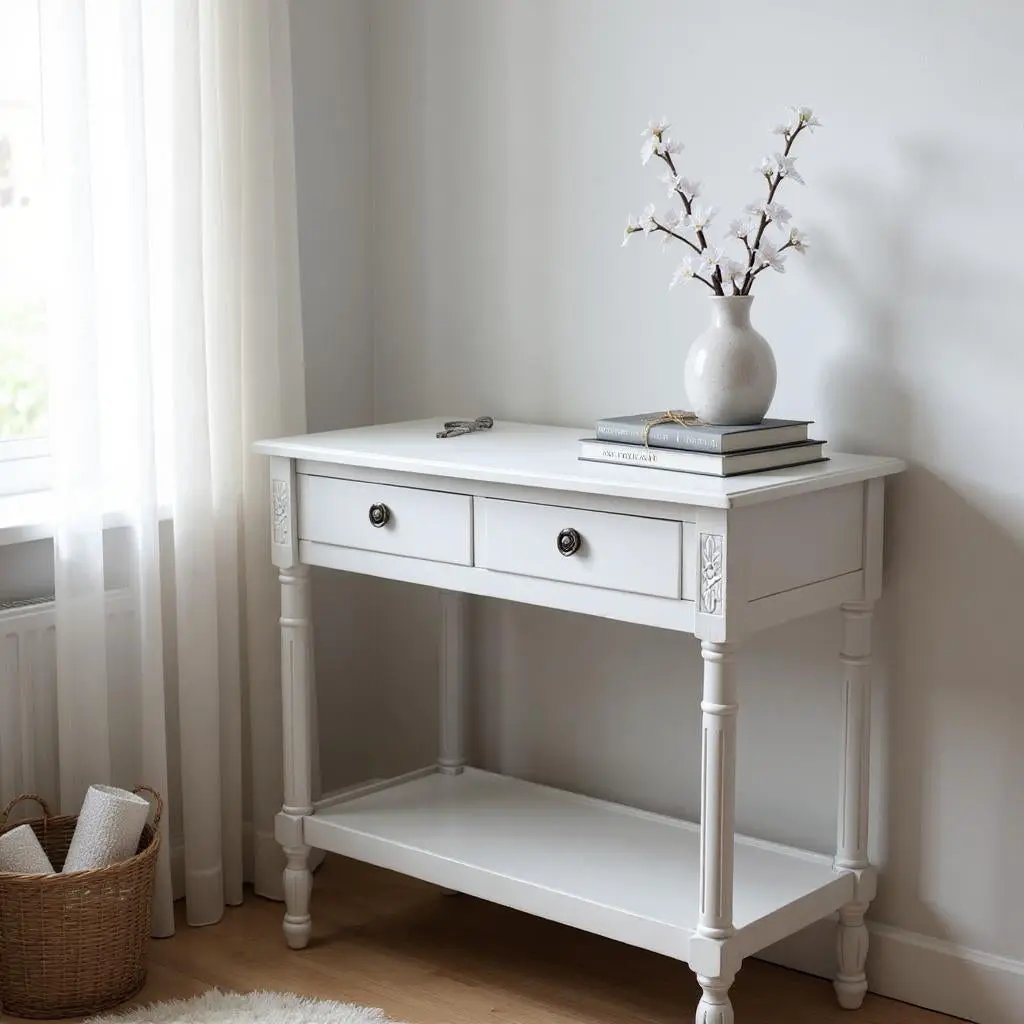 MSL 90CM 2 DRAWER SIDE TABLE - Bedside Table