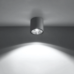 Tiube Aluminium Ceiling Light 12x12x11cm GU10 Modern Minimalist For Living Rooms by Sollux Lighting