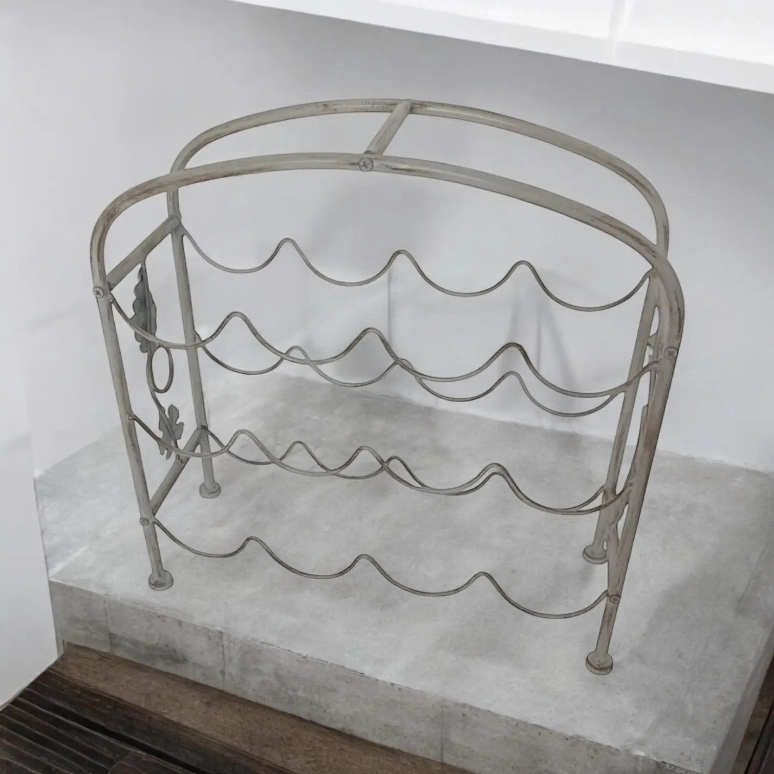 MSL 40CM 12 BOTTLE CREAM WINE HOLDER - Wine Rack