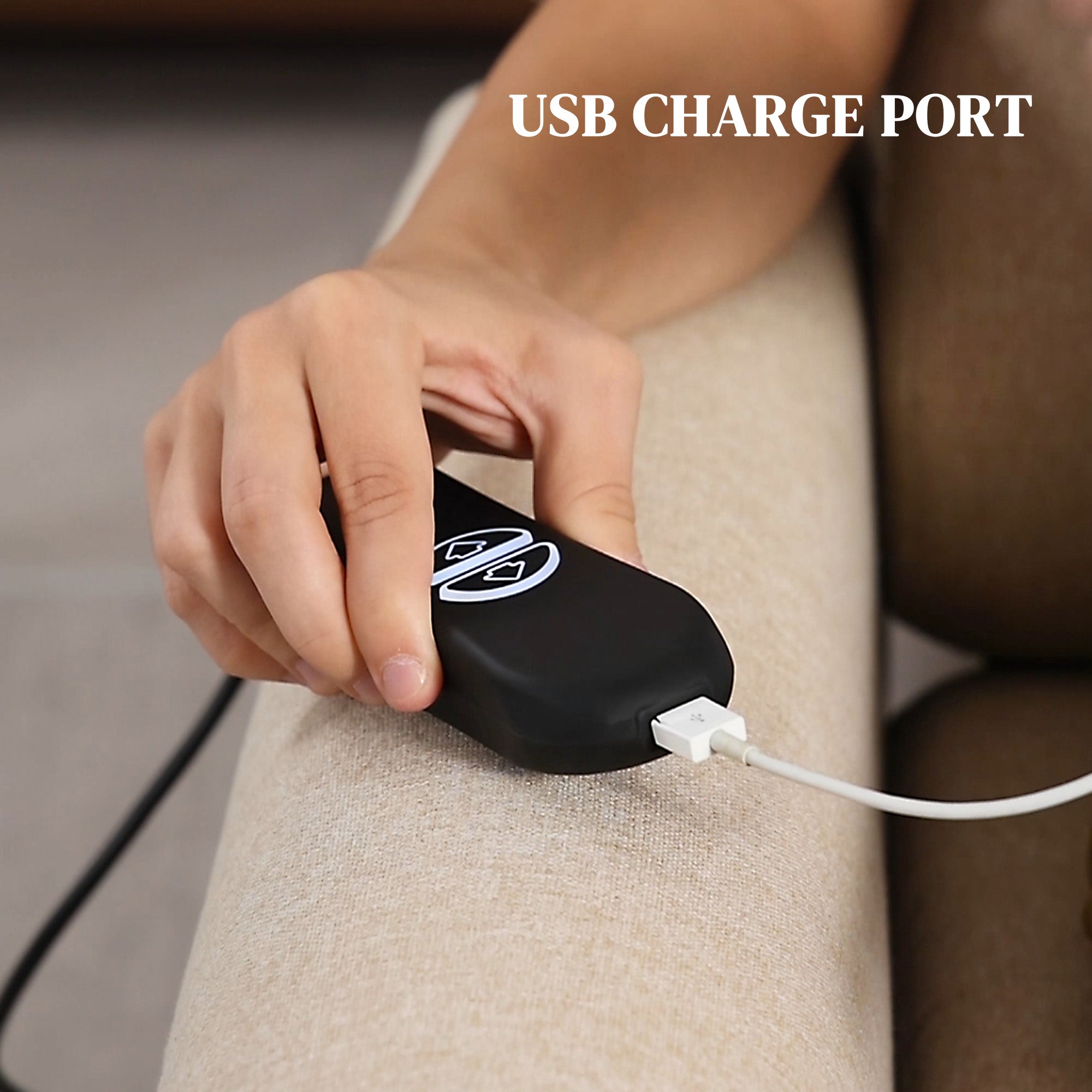 HOMCOM Power Lift Recliner Armchair with Wingback, Button Tufted, Beige - Home Symphony