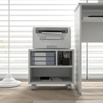 HOMCOM Homcom Printer Stand On Wheels For Home Office - Desk