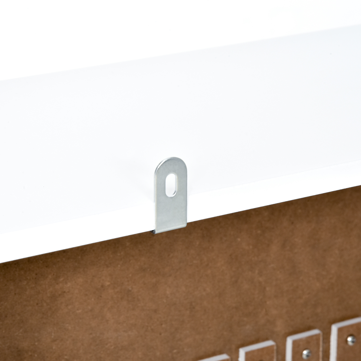 HOMCOM Radiator Cover Slatted Front White Home