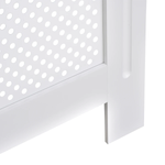HOMCOM MDF Radiator Cover 78Lx19Wx82Hcm Diamond Grill - Radiator