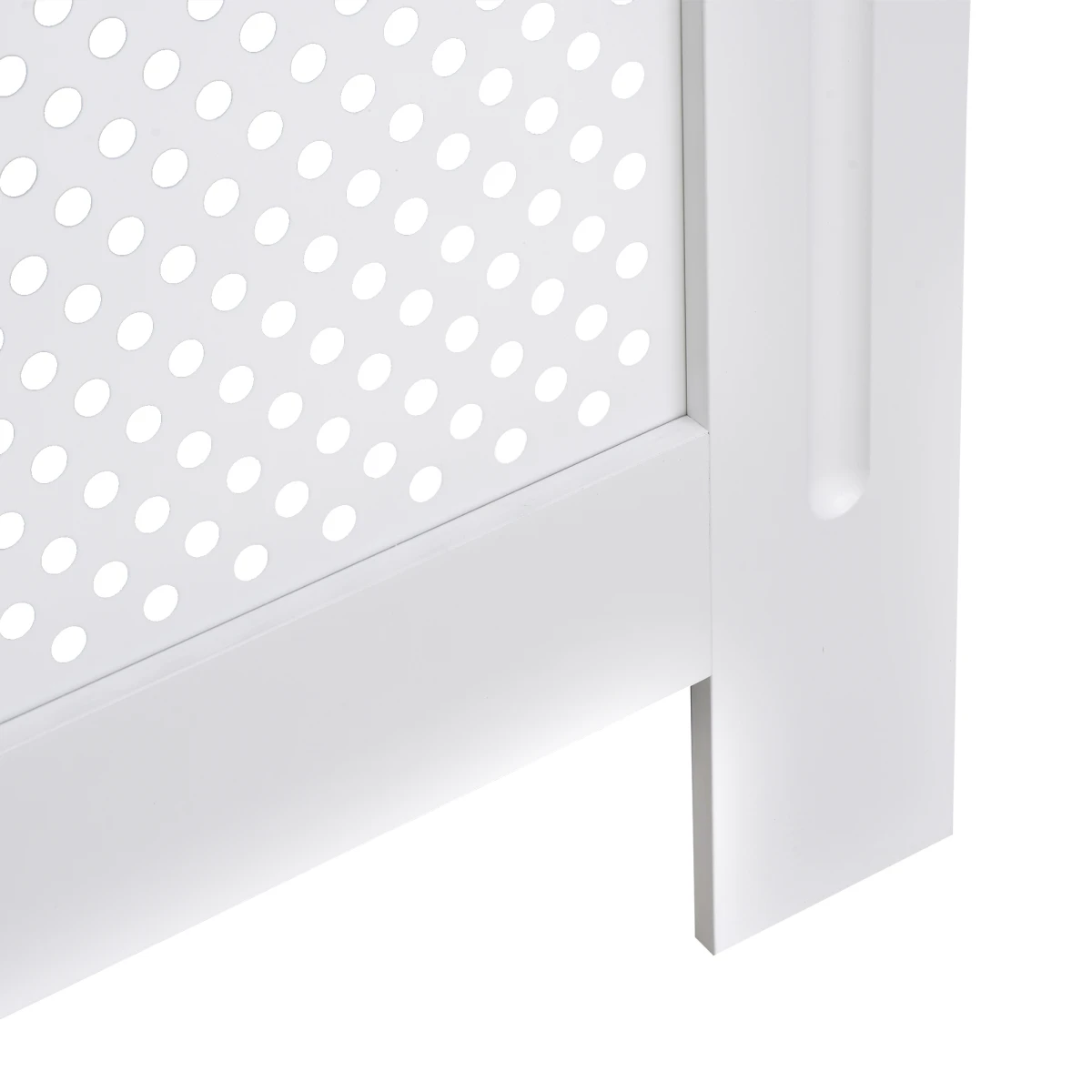 HOMCOM MDF Radiator Cover 78Lx19Wx82Hcm Diamond Grill - Radiator