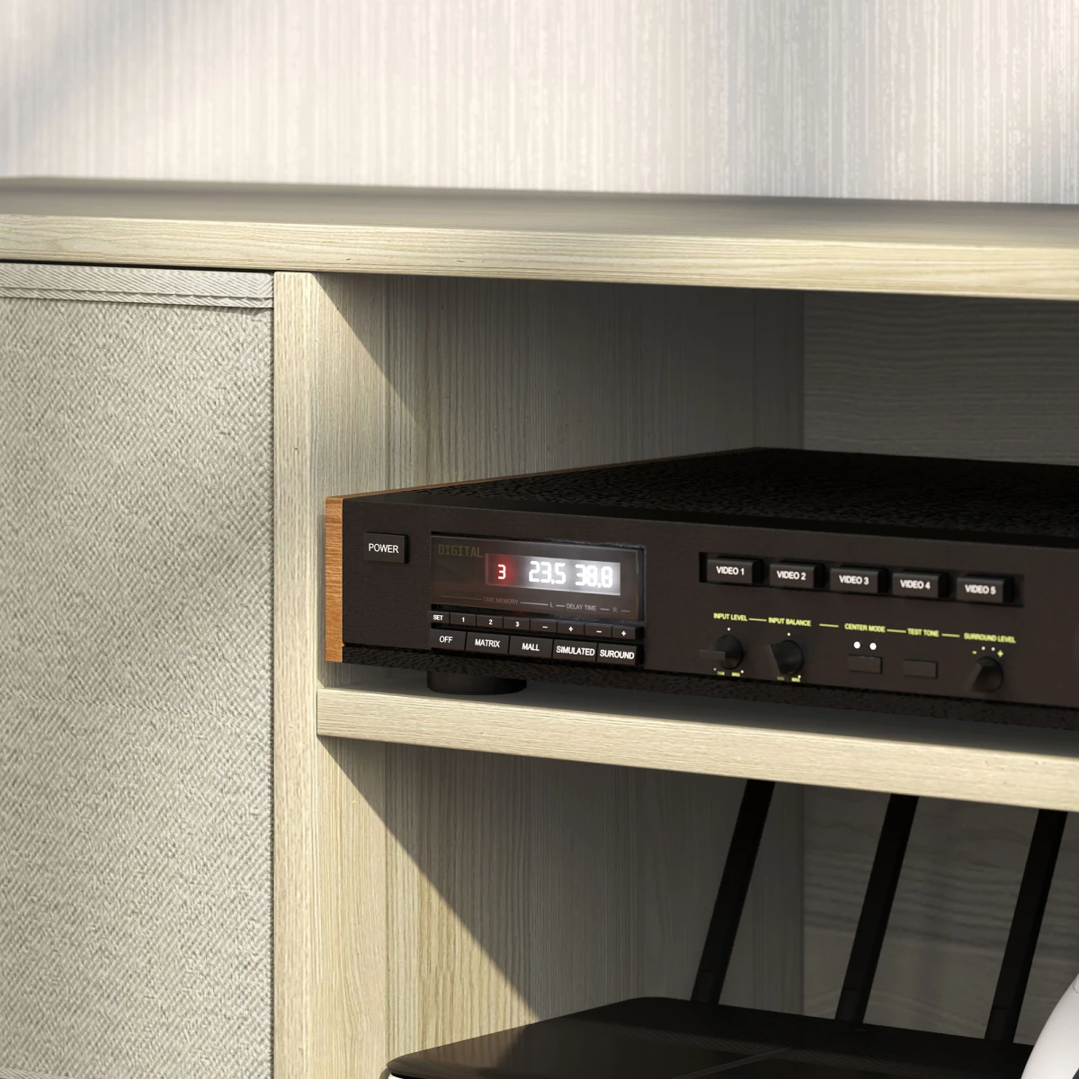 HOMCOM Modern TV Cabinet with Shelves Drawers for Bedroom by HOMCOM