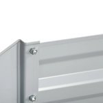 Outsunny Galvanised Steel Raised Bed 180x90cm Reinforced Rods Garden - Planters