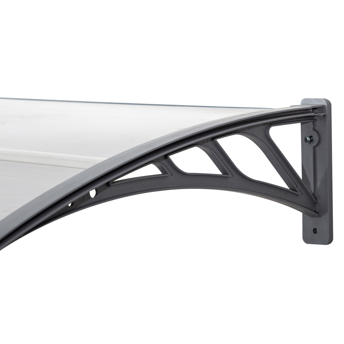Premium Door Canopy Awning Clear UV Shield Home - Outsunny - Home Symphony