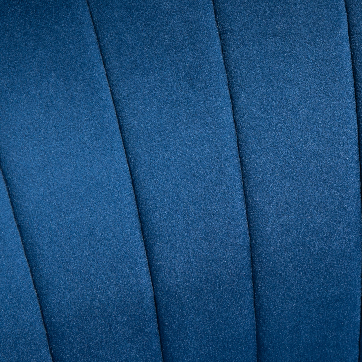 Lux Velvet Accent Chair With Ottoman Compact Velvet Home by Home Symphony in navy velvet upholstery.