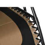 Zero Gravity Lounger Chair Full Size Lockable Recline Canopy Shade Cup Holder Tray Outdoor Patio Relaxation by Outsunny