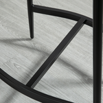 HOMCOM Bar Stool 89-99cm Curved Seat Grey Set of 2 - HOMCOM - Home Symphony