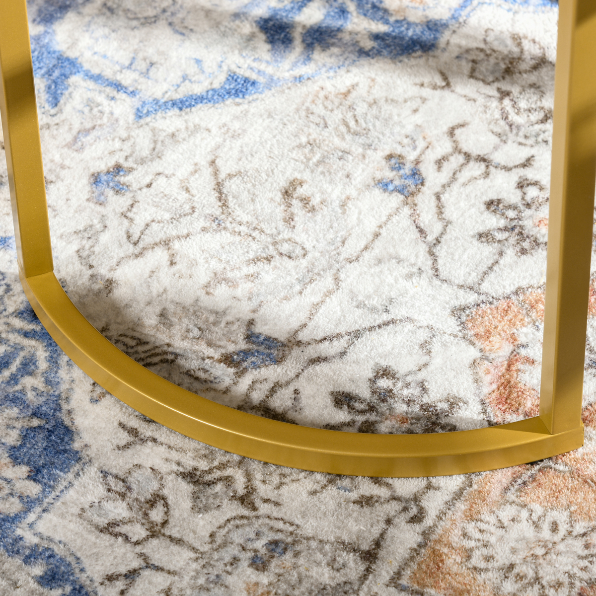 HOMCOM Nesting Tables GlassTop TwoSize LivingRoom - HOMCOM - Home Symphony