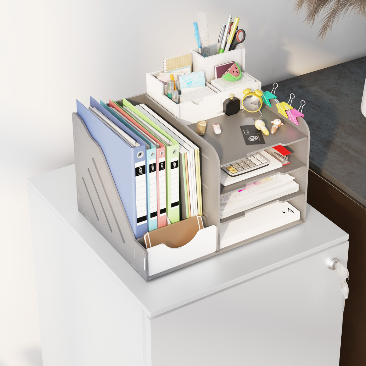 Vinsetto File Cabinet Lock Letter A4 Legal Office