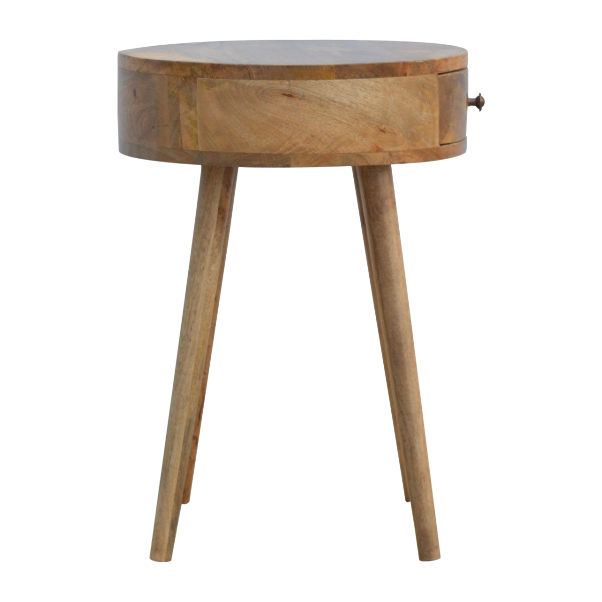 Artisan Bedside Round Solid Mango Wood Home Decor - Artisan Furniture - Home Symphony