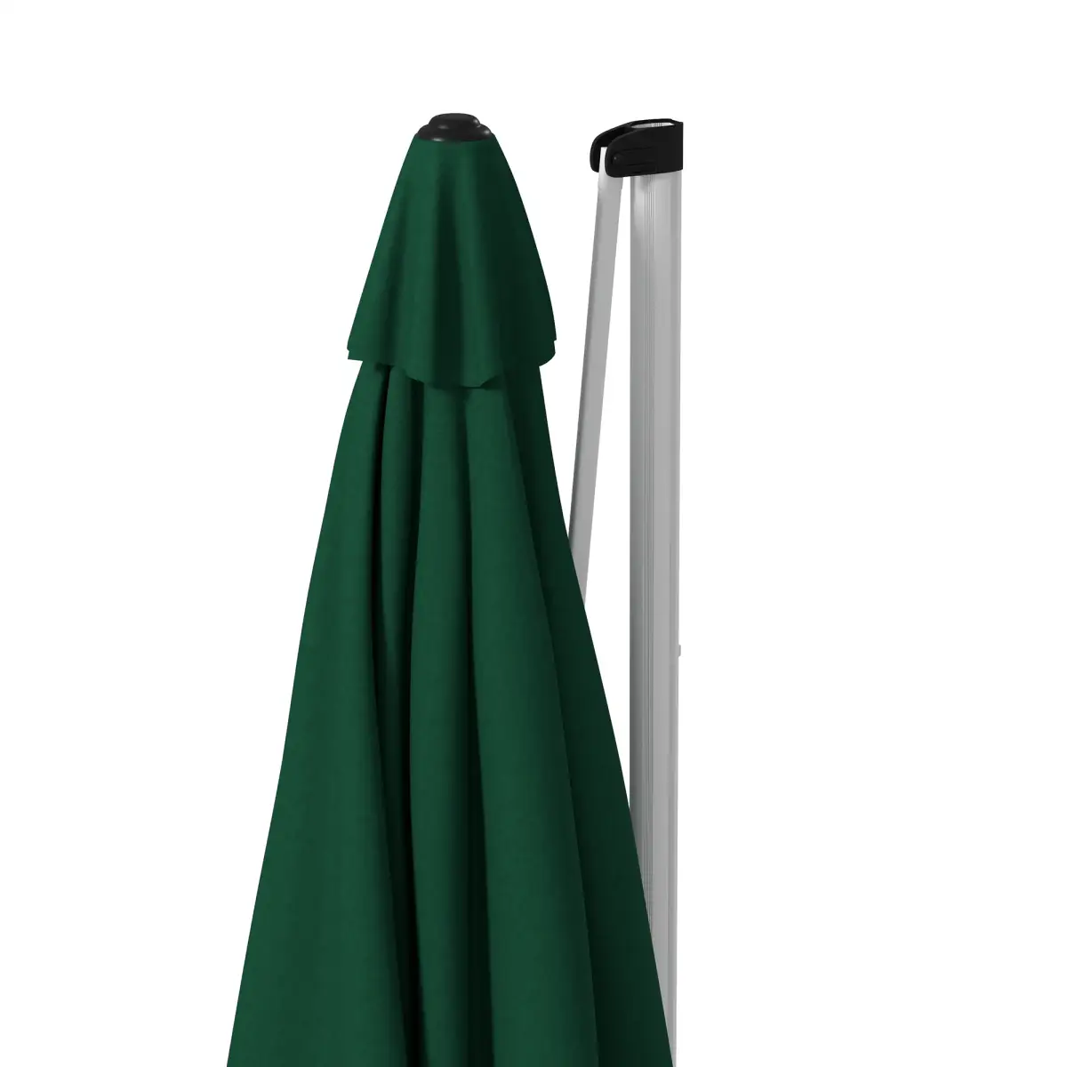 Outsunny Outsunny 3 x 3(m) Cantilever Roma Parasol Garden Umbrella with Cross Base Green - Parasol